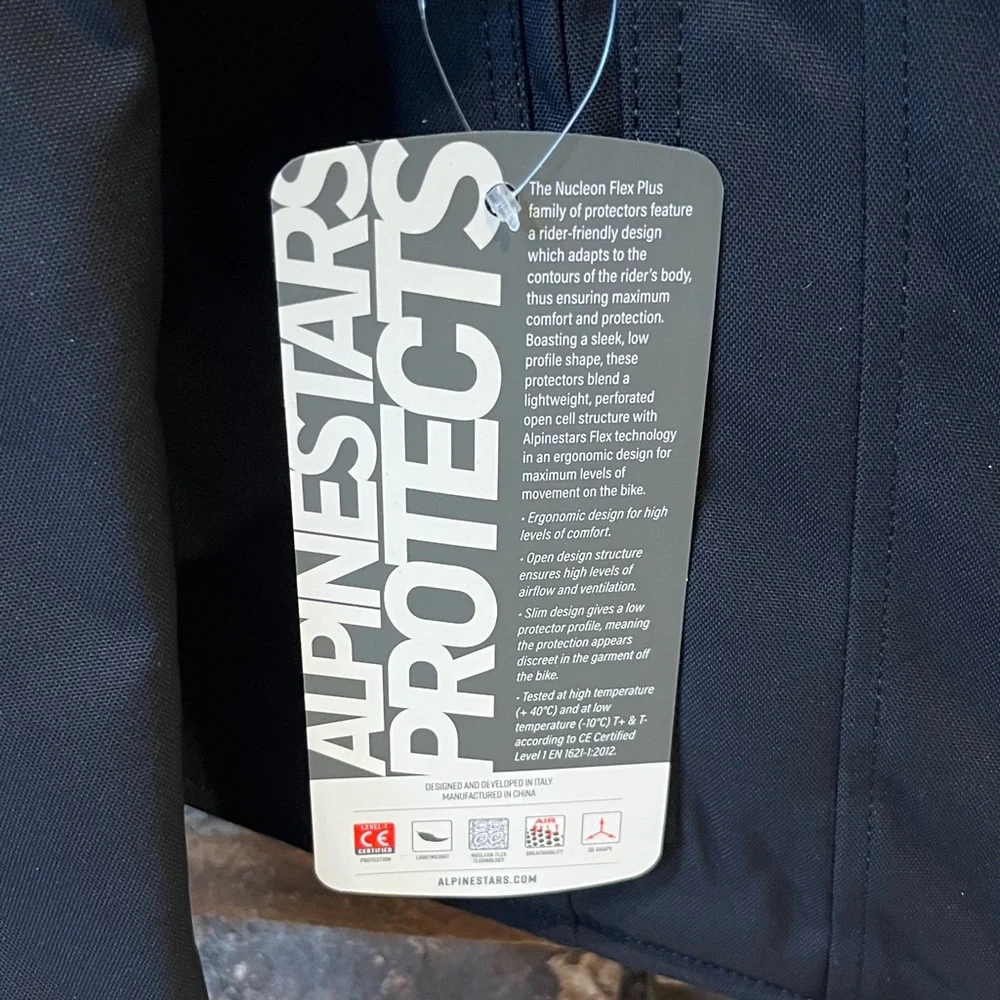 Alpinestars Isla Water Repellant Black Motorcycle Riding Jacket - Picture 7 of 16